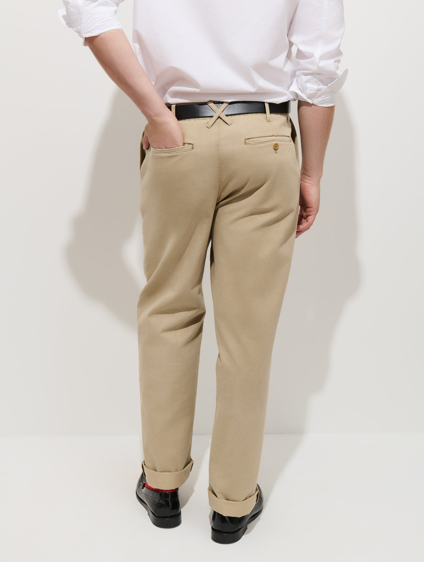 Straight Leg Pant in Vintage Washed Chino