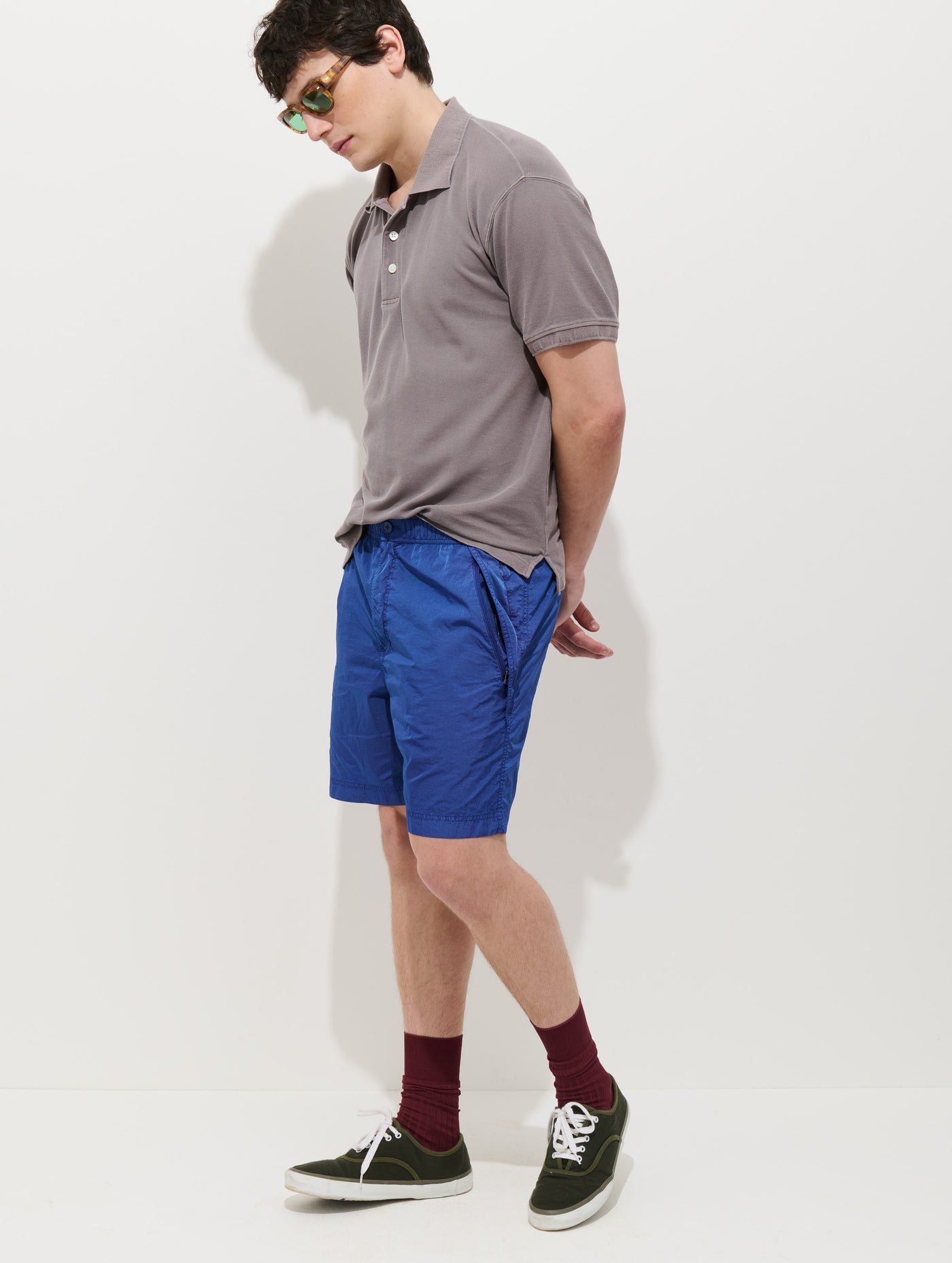 Garment Dyed Camino Short In Nylon