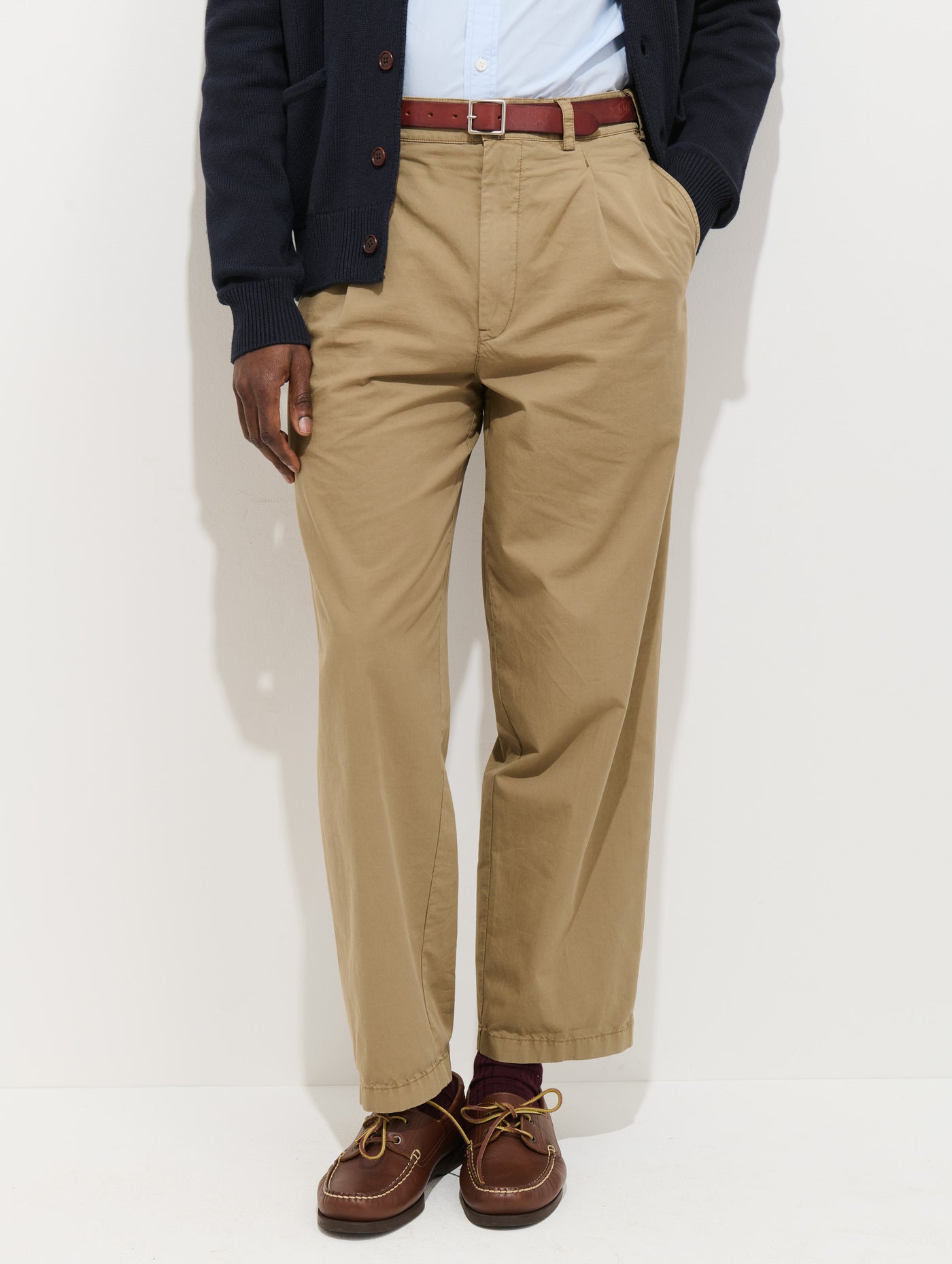 Georges Pull On Pant In Lightweight Cotton