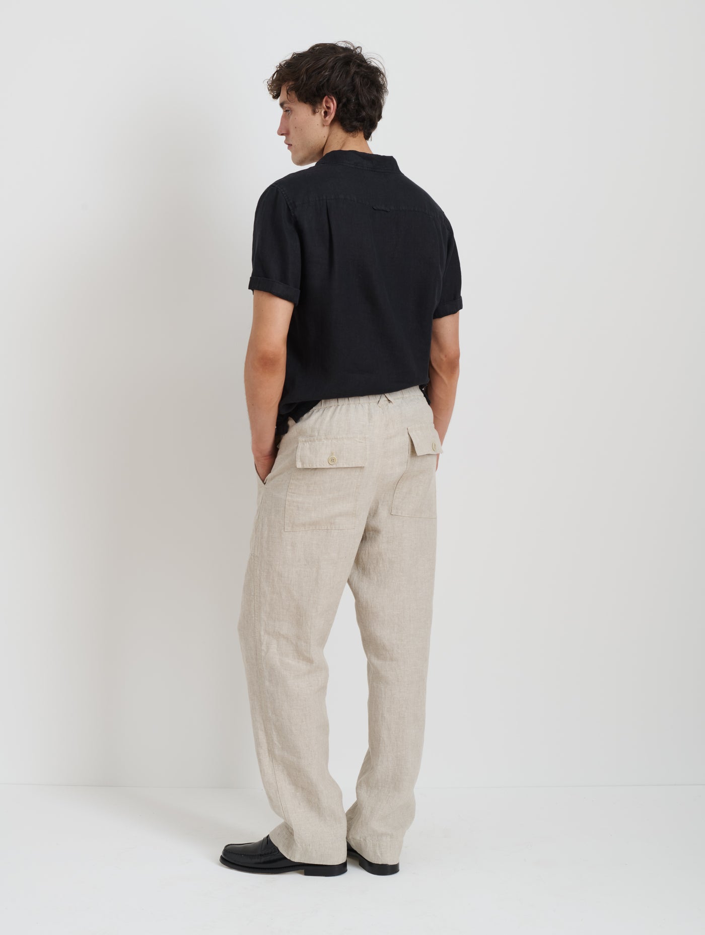 Pull on Field Pant In Linen