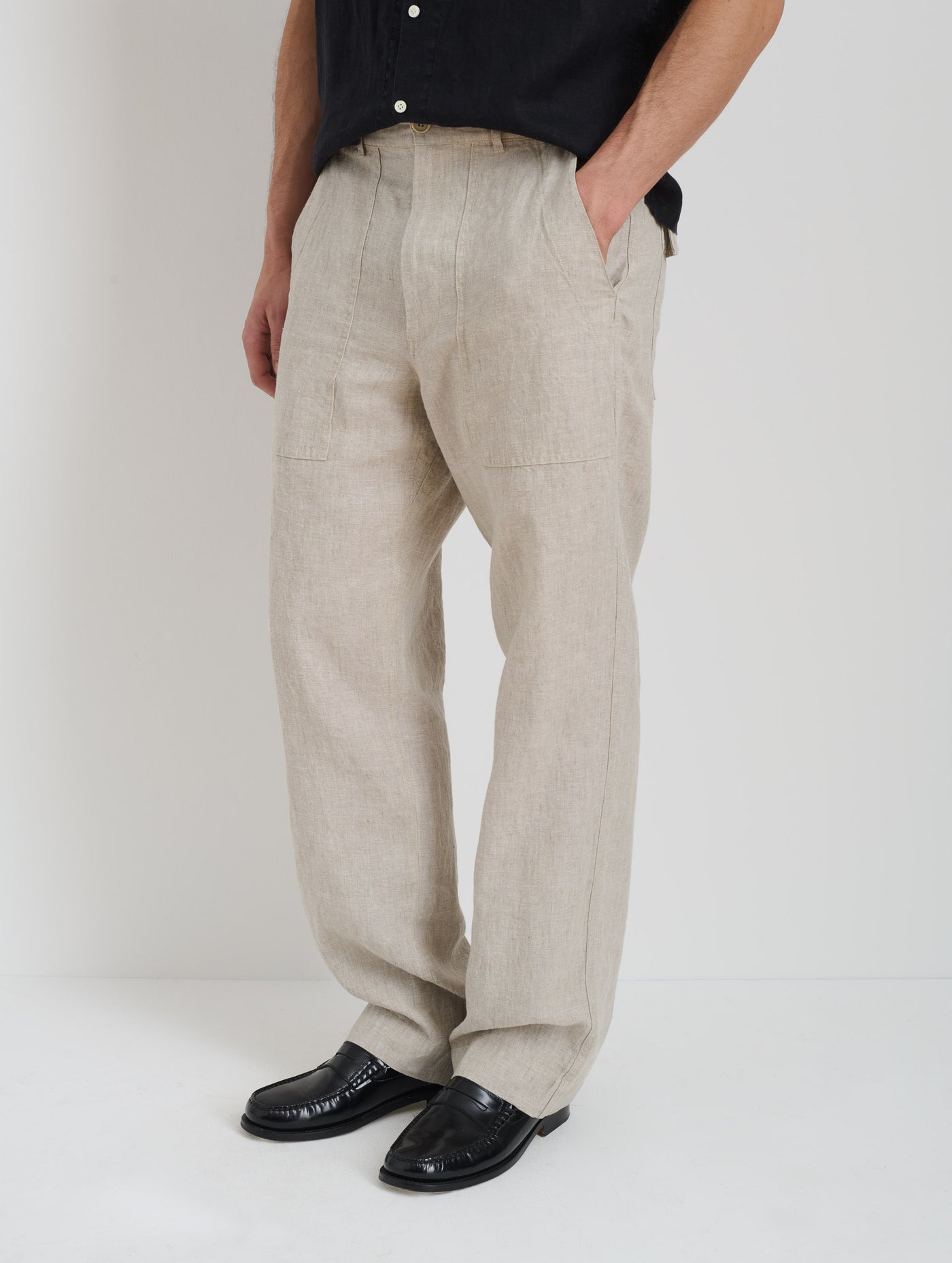 Pull on Field Pant In Linen
