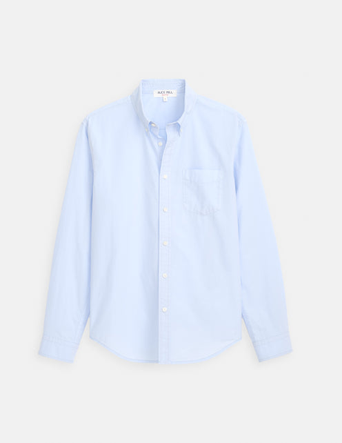 Mill Shirt In Cotton Poplin