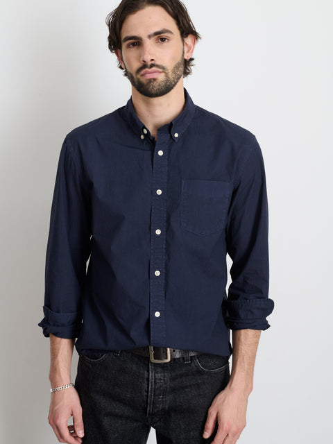 Mill Shirt In Cotton Poplin