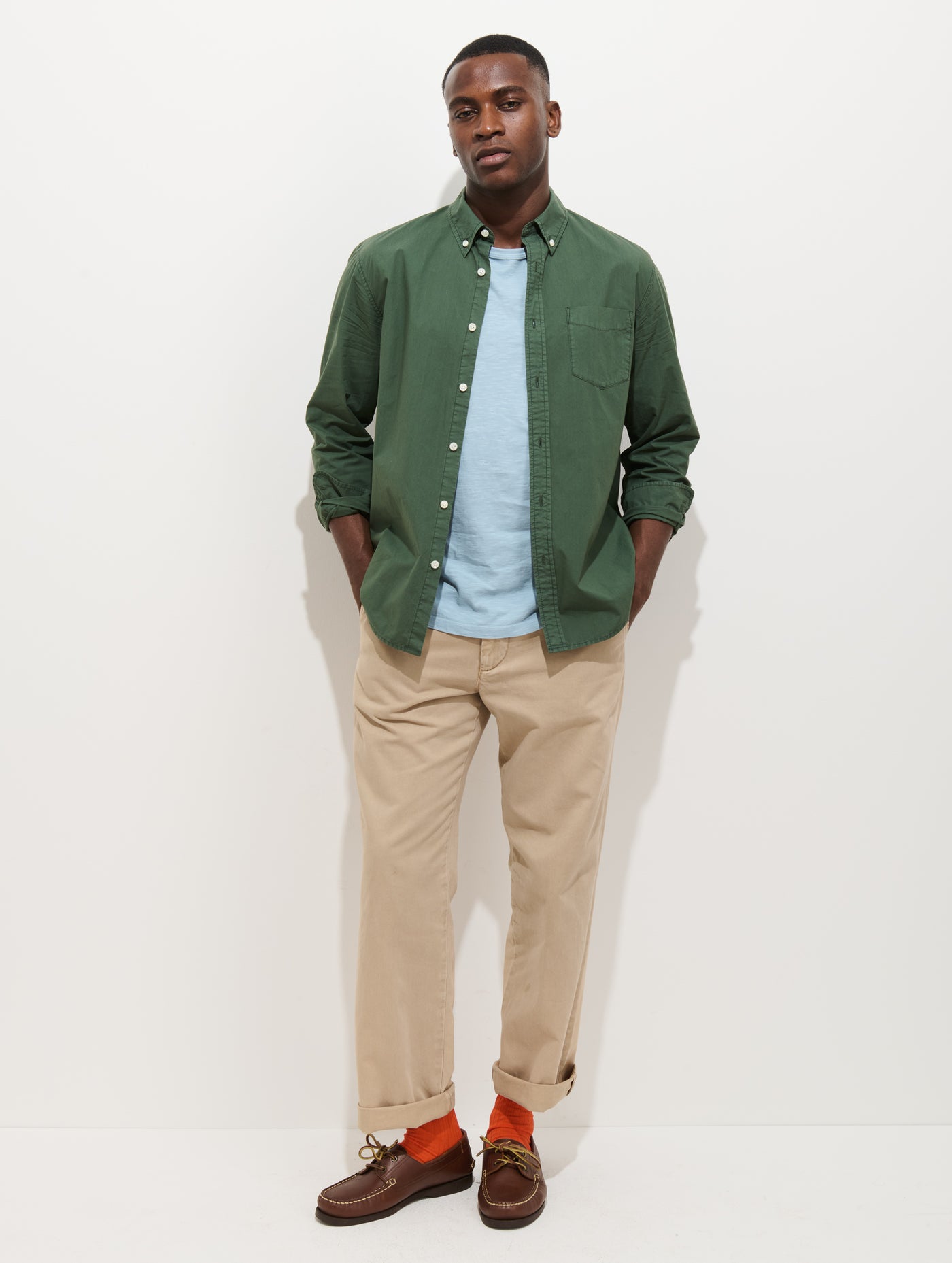 Mill Shirt In Cotton Poplin