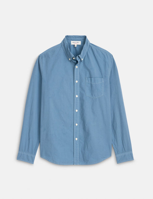 Mill Shirt In Cotton Poplin