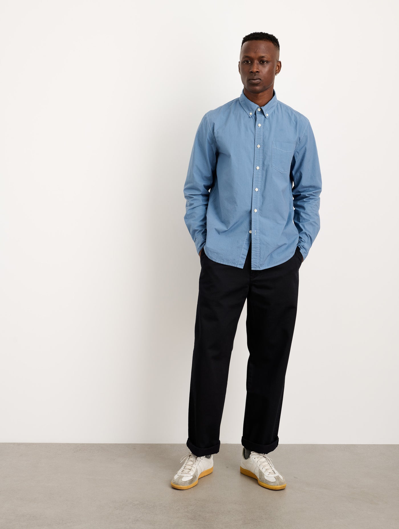 Mill Shirt In Cotton Poplin