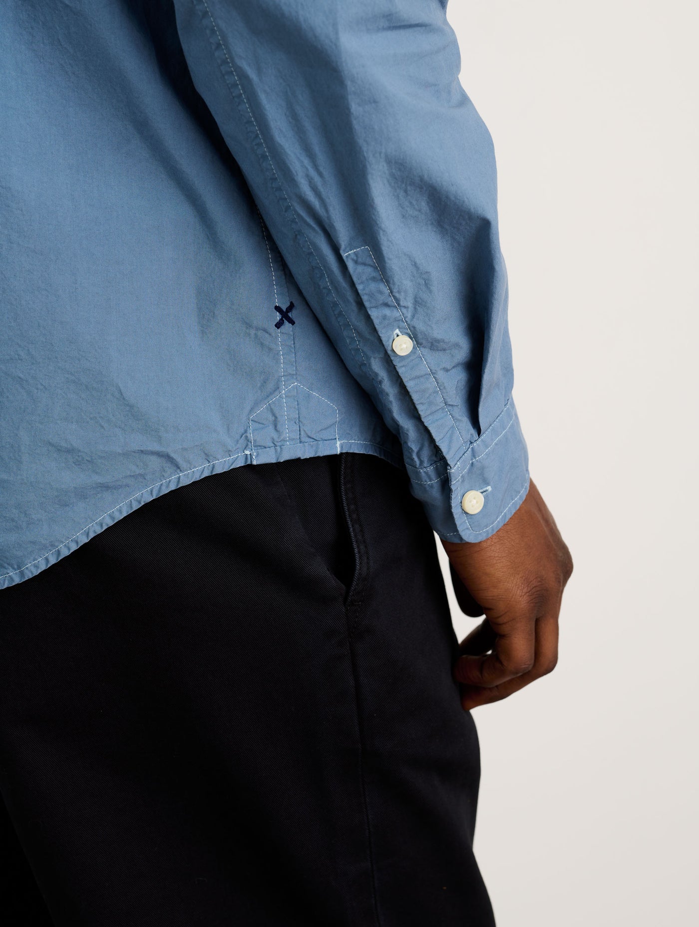 Mill Shirt In Cotton Poplin