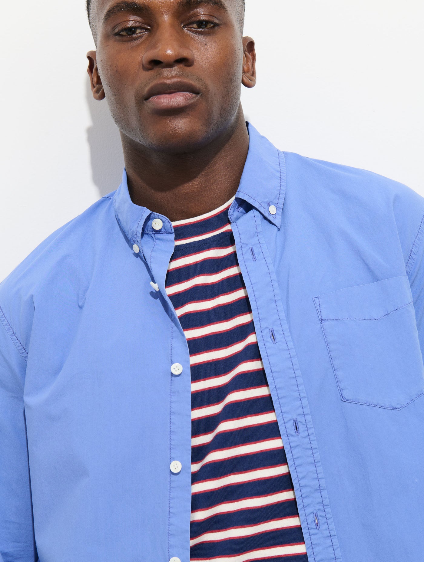 Mill Shirt In Cotton Poplin