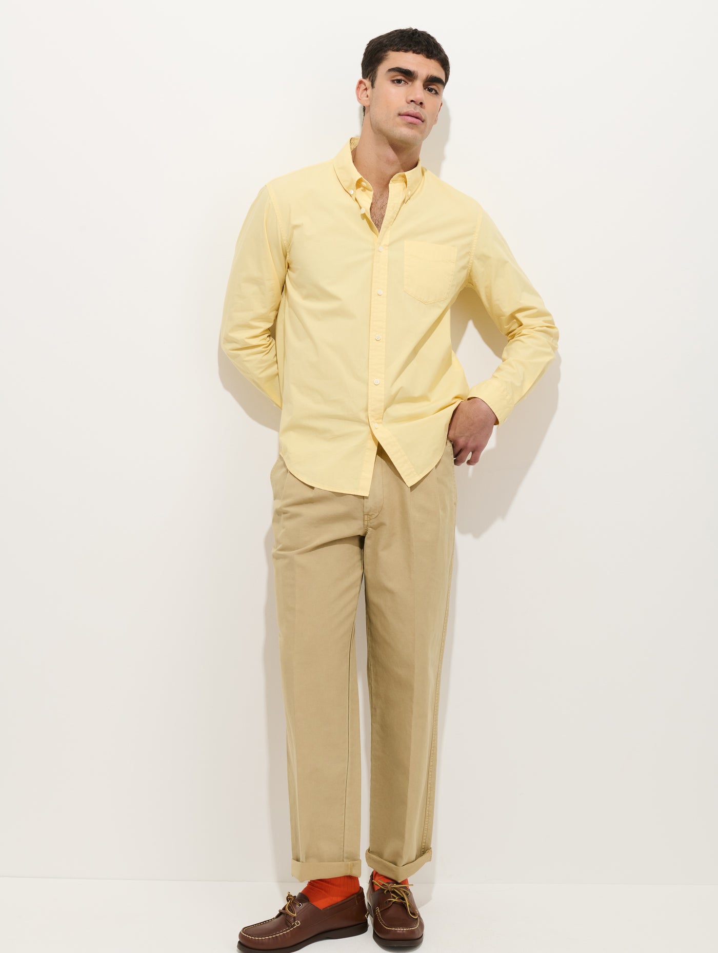 Mill Shirt In Cotton Poplin