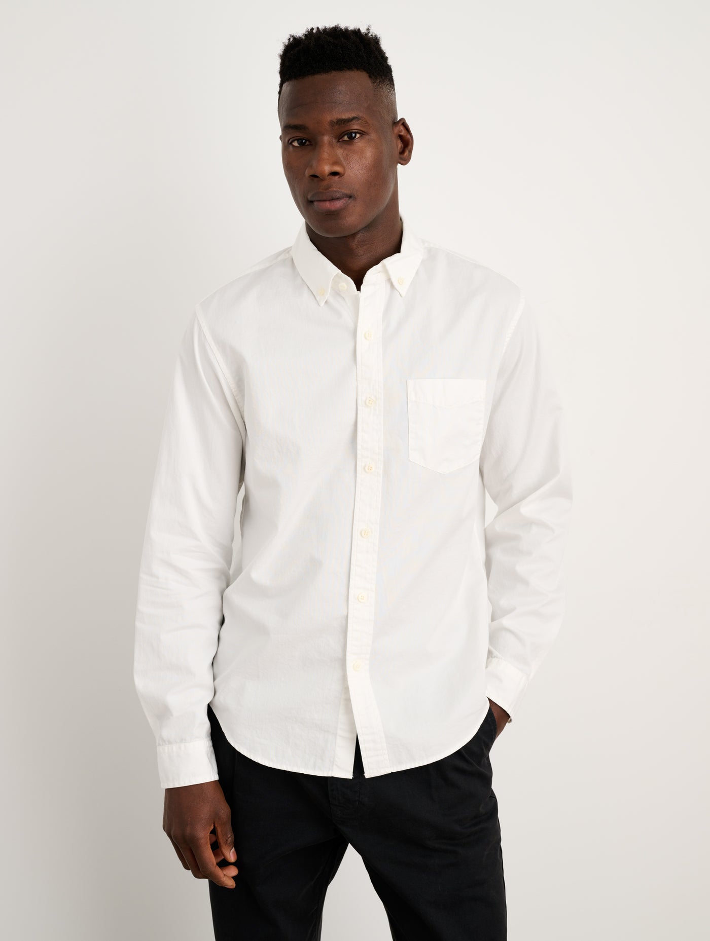 Mill Shirt In Cotton Poplin