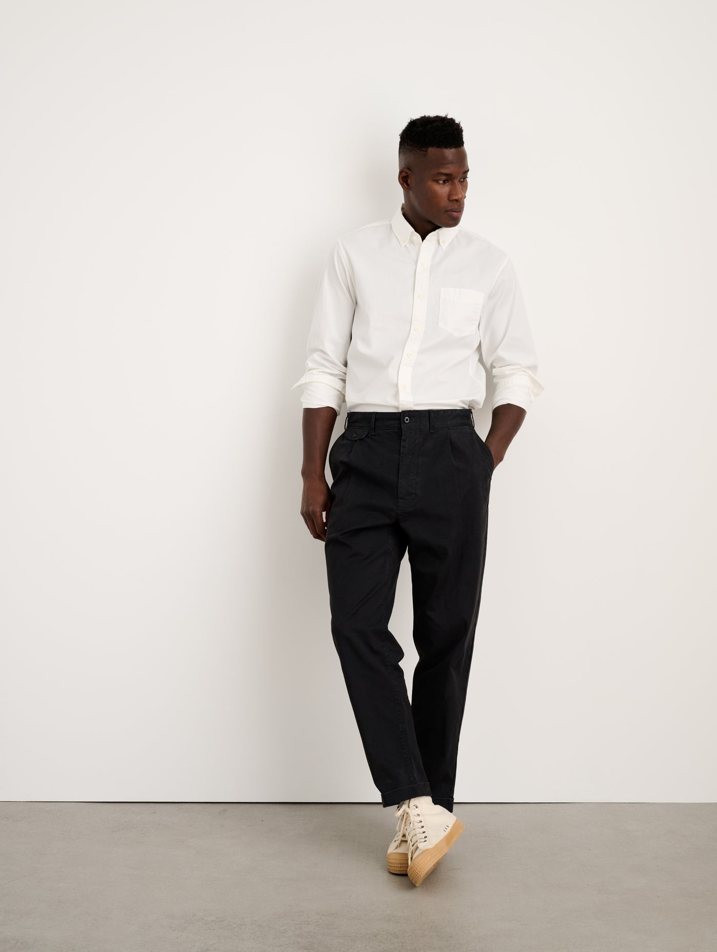 Mill Shirt In Cotton Poplin