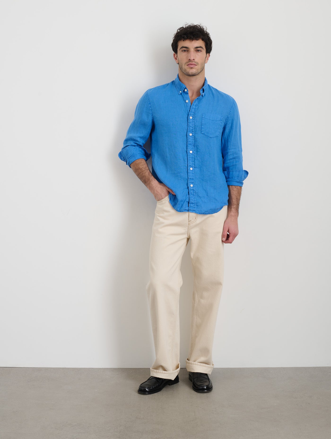 Mill Shirt In Linen