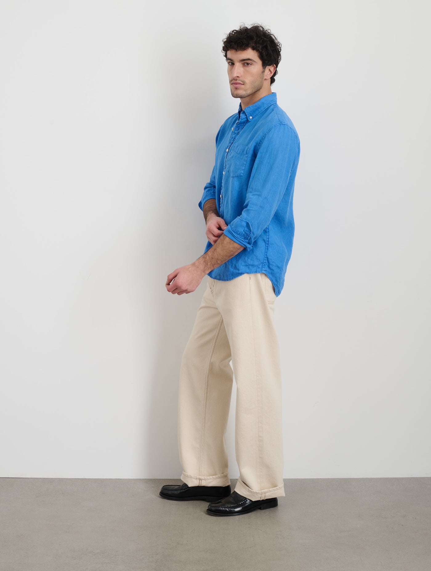 Mill Shirt In Linen