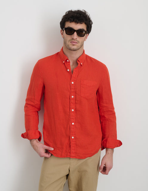 Mill Shirt In Linen