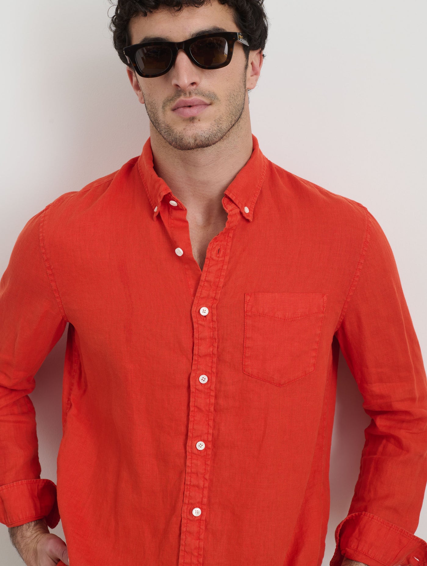 Mill Shirt In Linen