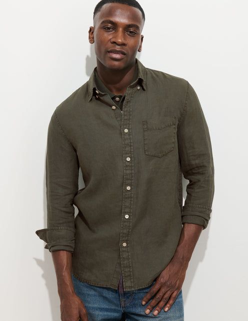 Mill Shirt In Linen