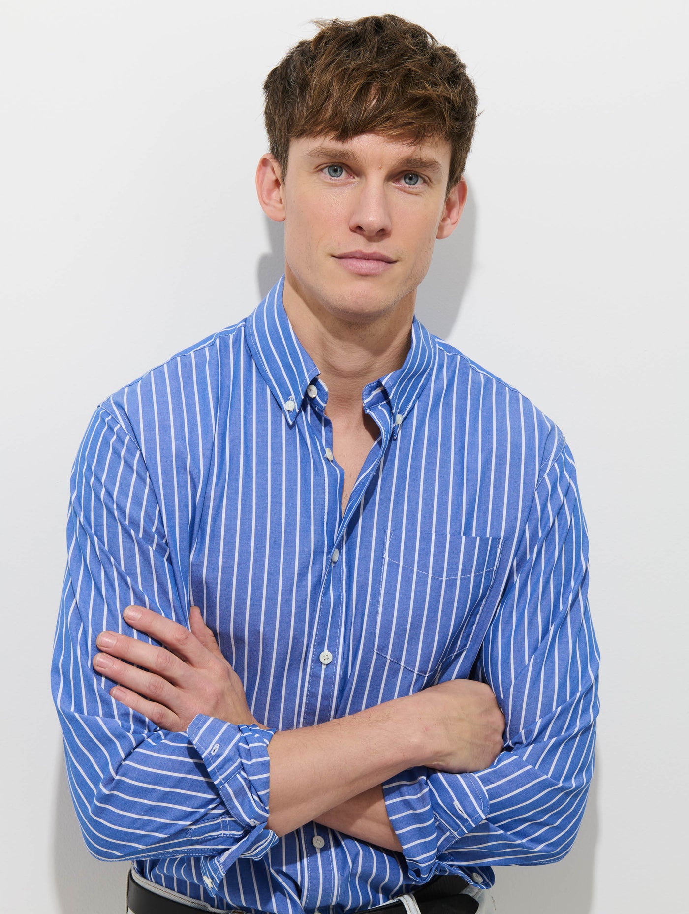 Mill Shirt In Thin Stripe