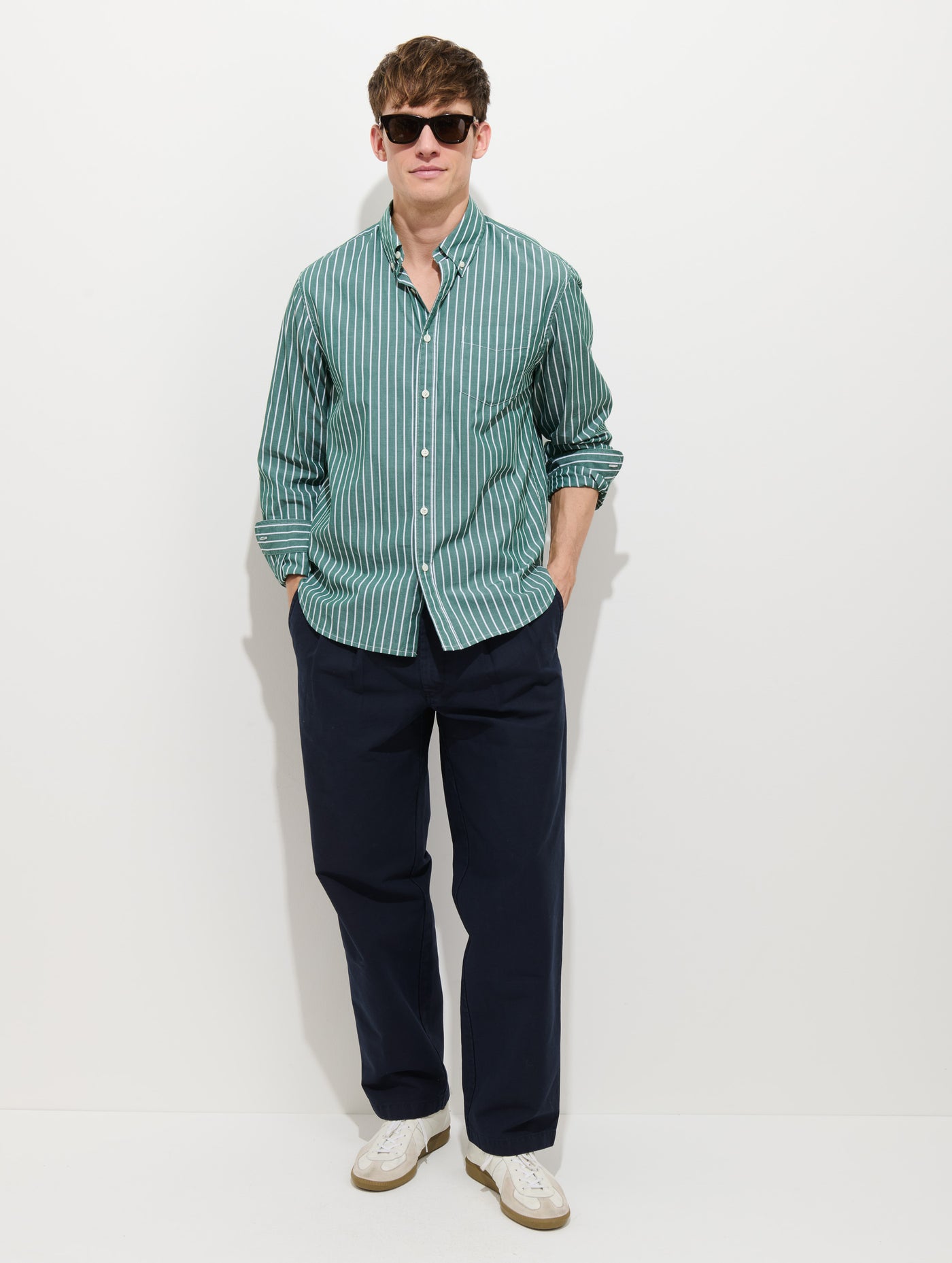 Mill Shirt In Thin Stripe