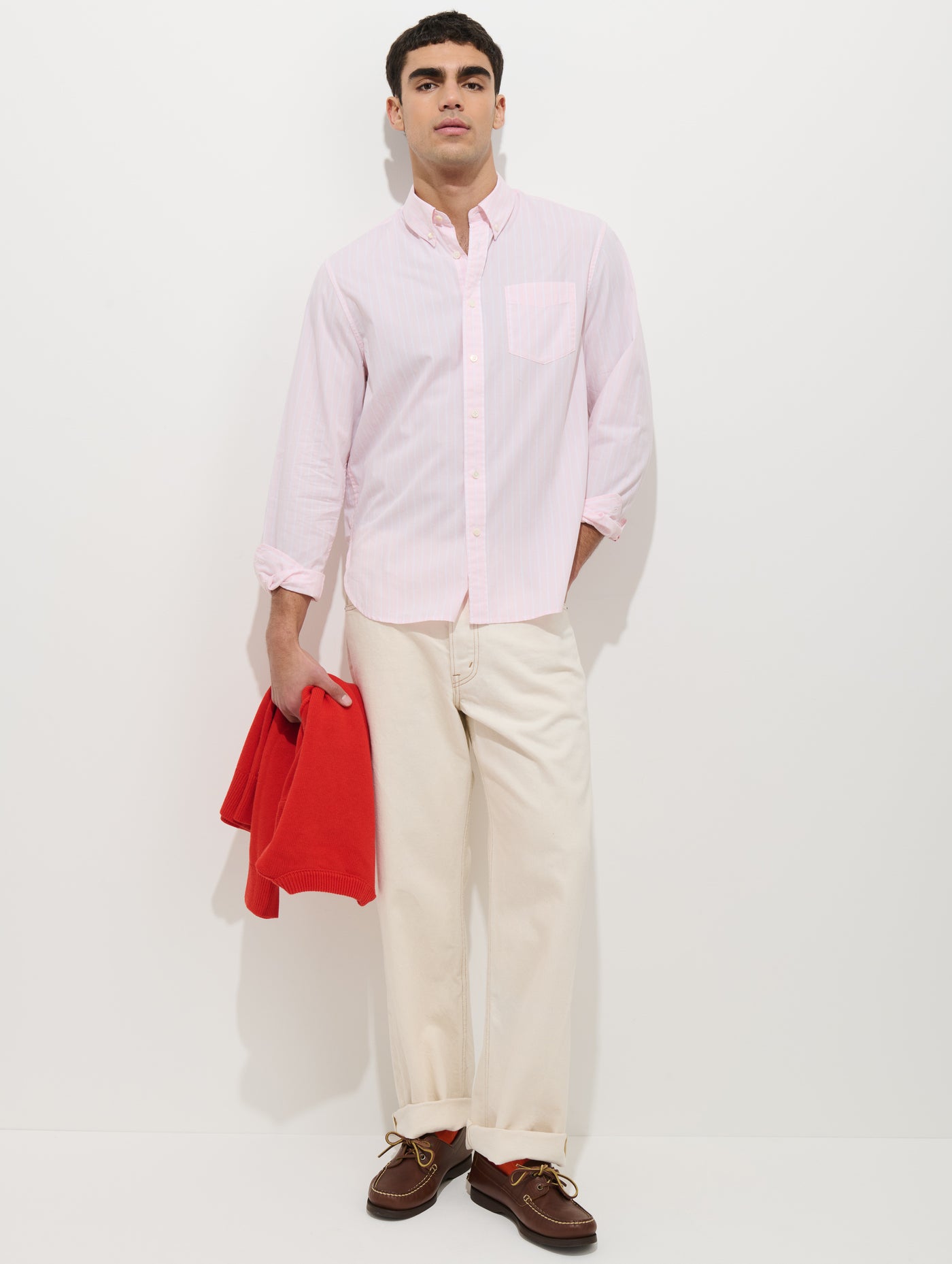 Mill Shirt In Thin Stripe