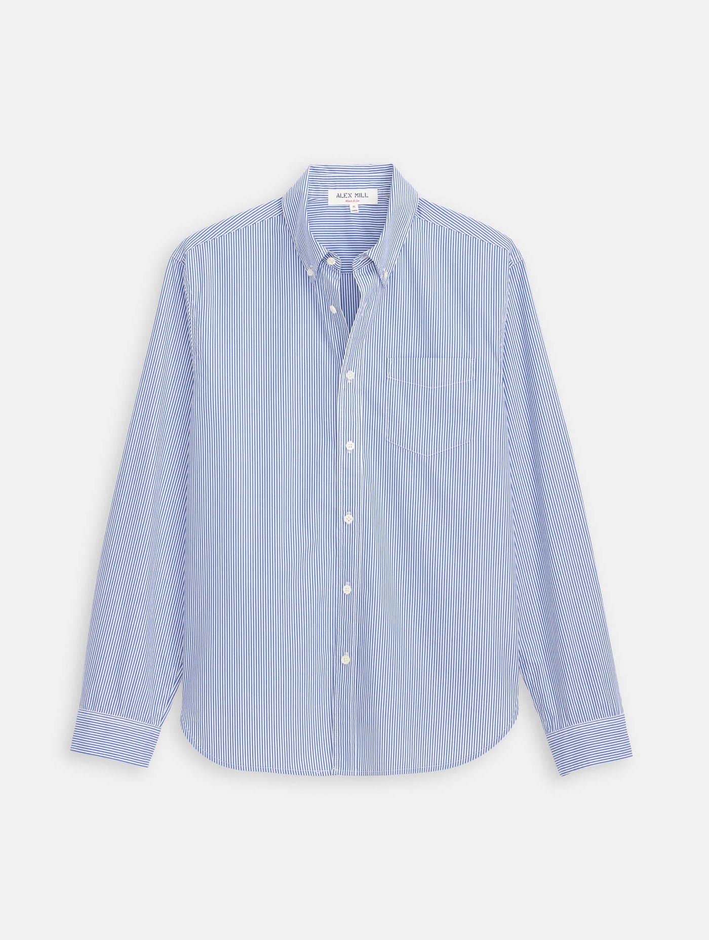 Mill Striped Shirt In Cotton Poplin