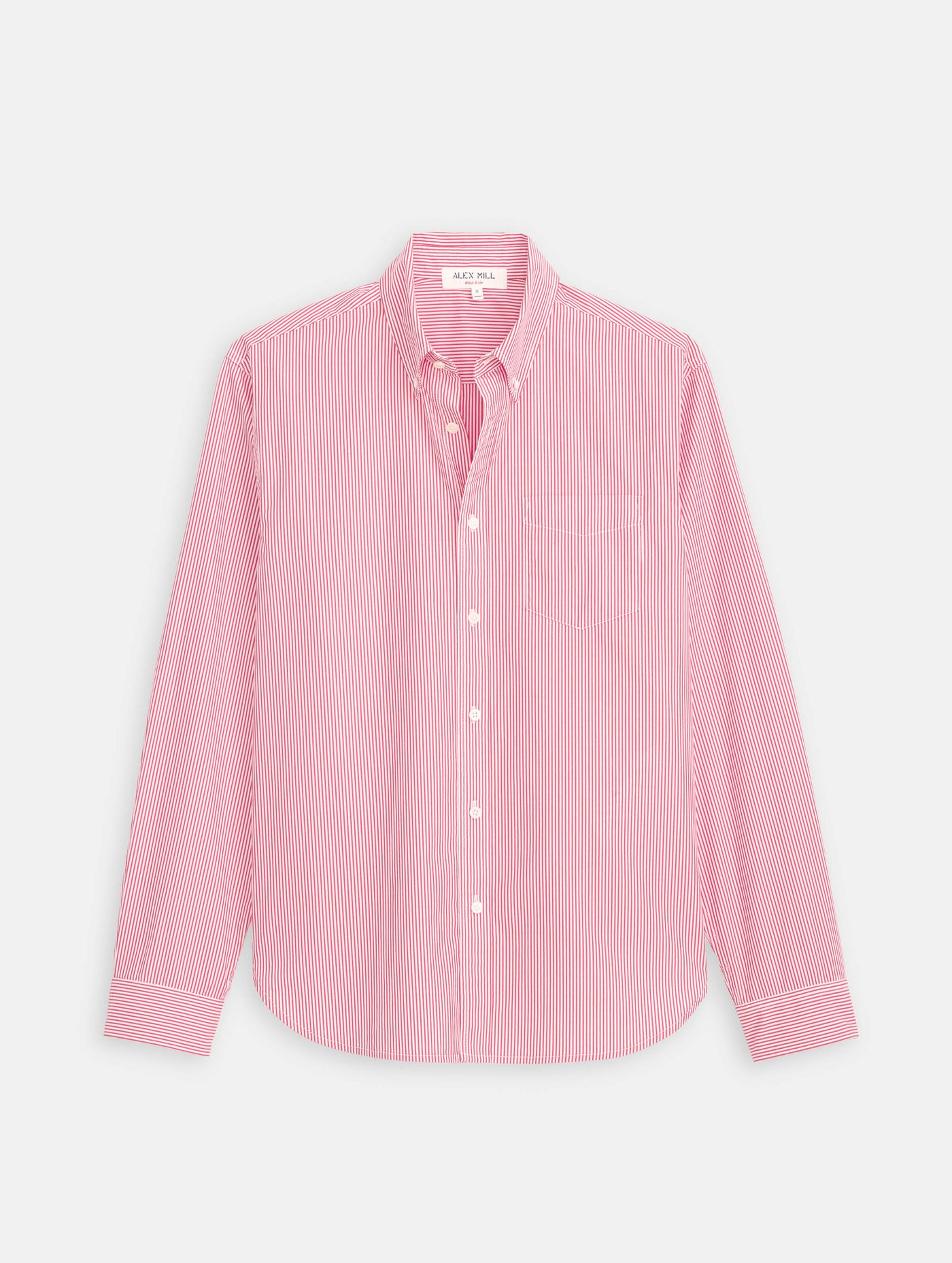 Mill Striped Shirt In Cotton Poplin