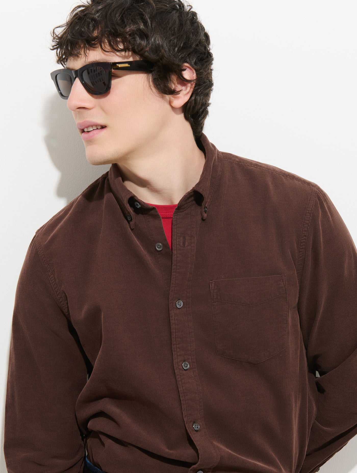 Mill Shirt in Fine Wale Corduroy