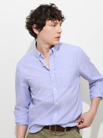 Mill Striped Shirt in Thomas Mason