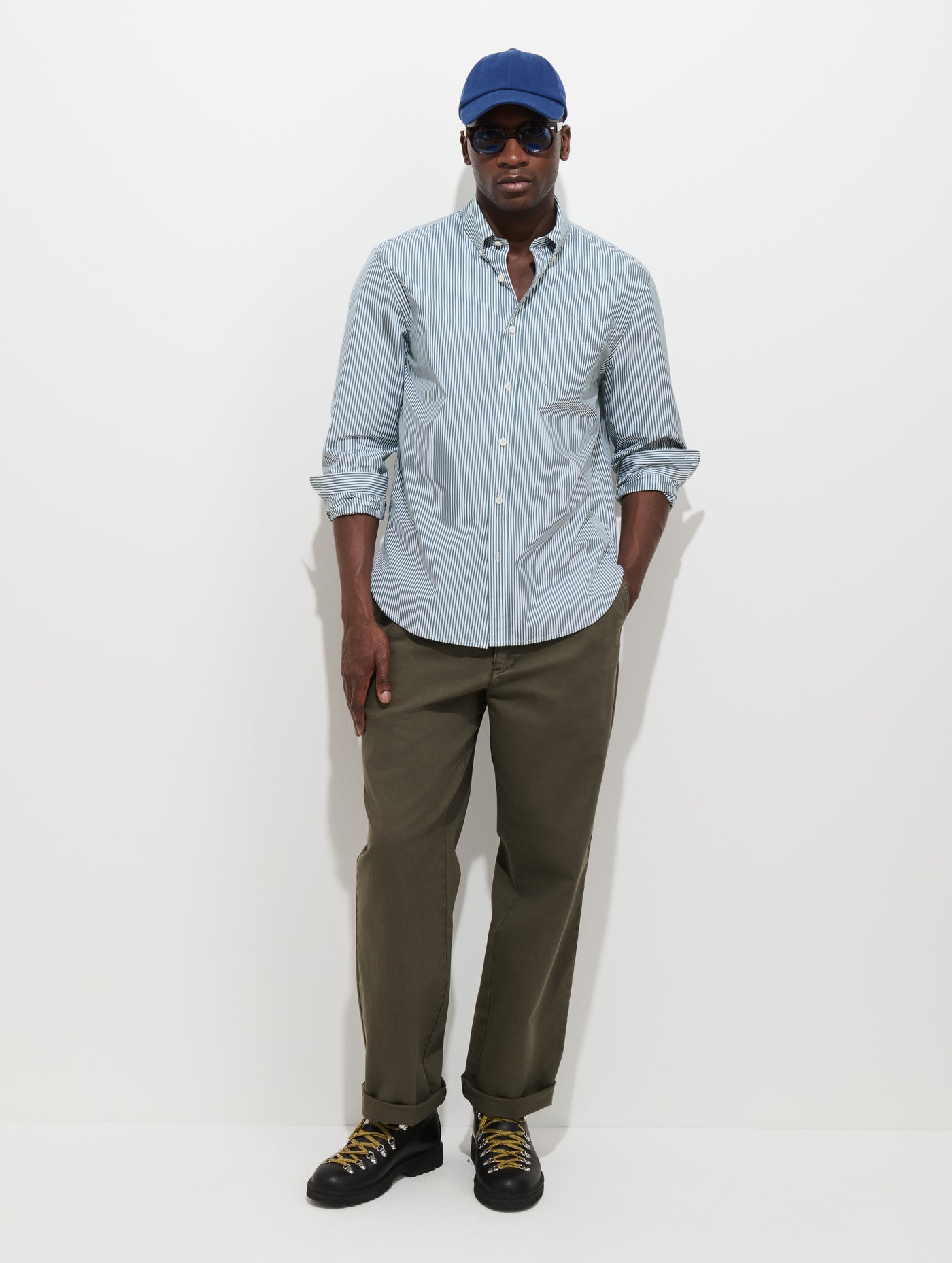 Mill Striped Shirt in Thomas Mason