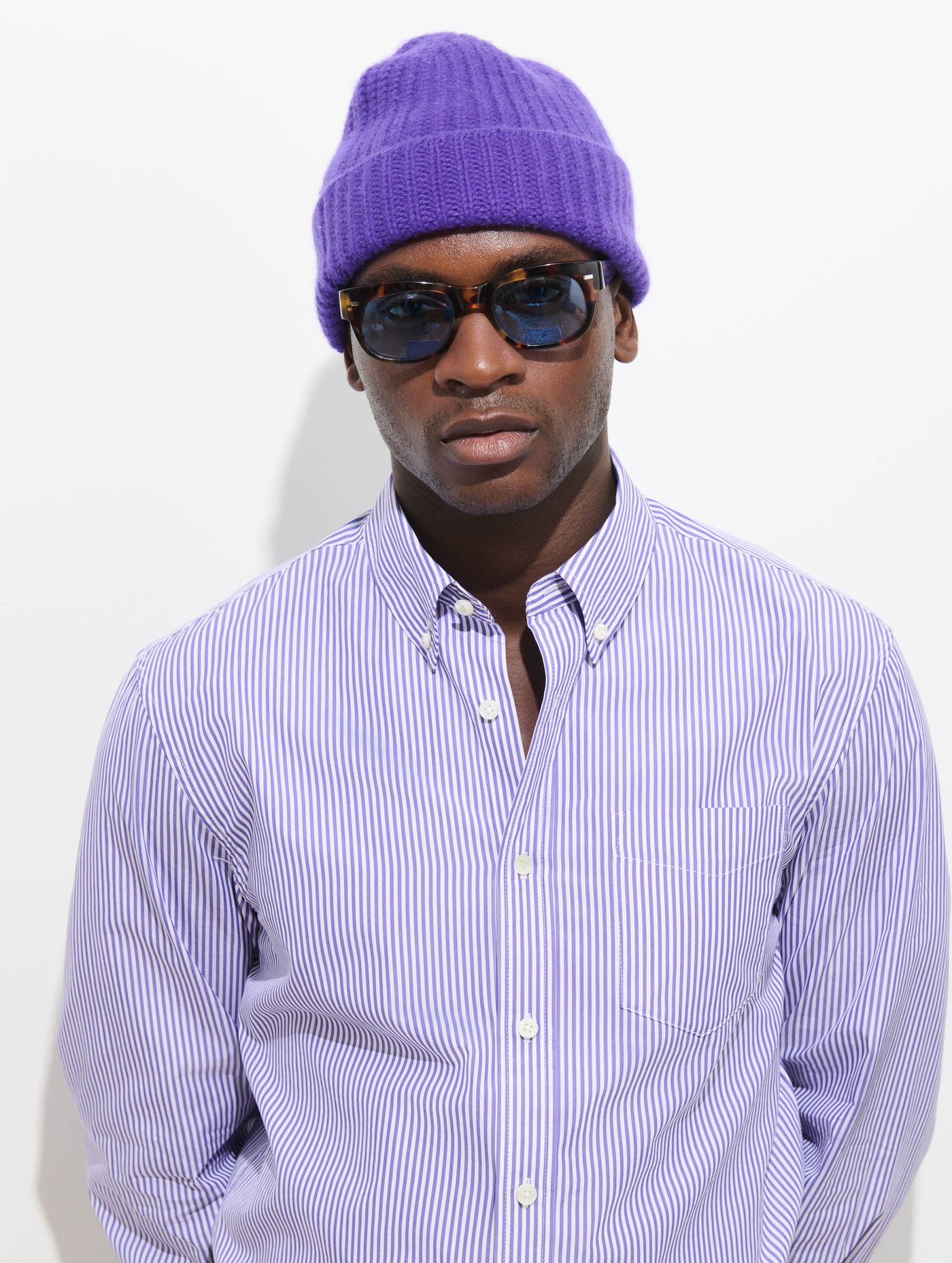 Mill Striped Shirt in Thomas Mason