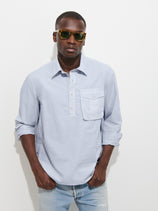 Clint Popover in Cotton Poplin