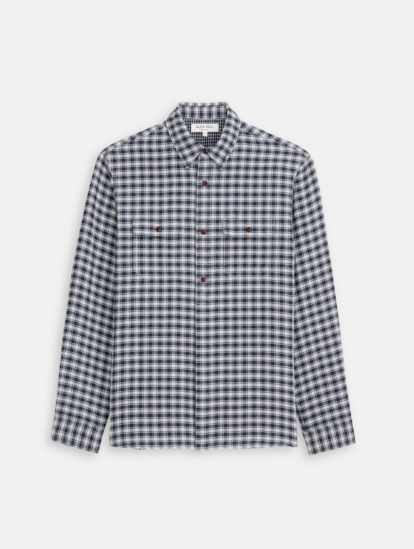 Mill Double Gauze Shirt In Cotton Plaid