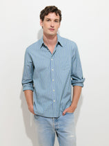 Mill Dress Shirt In Eoe Stripe