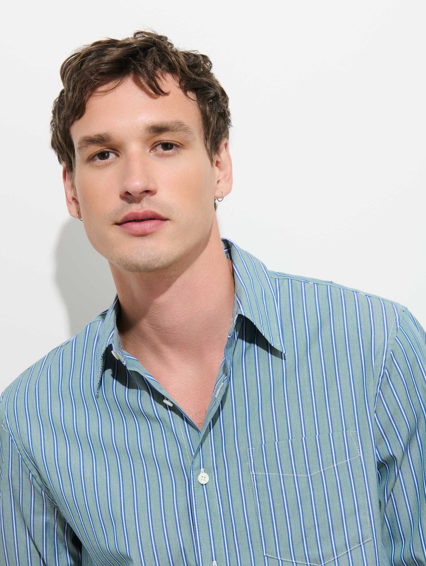 Mill Dress Shirt In Eoe Stripe
