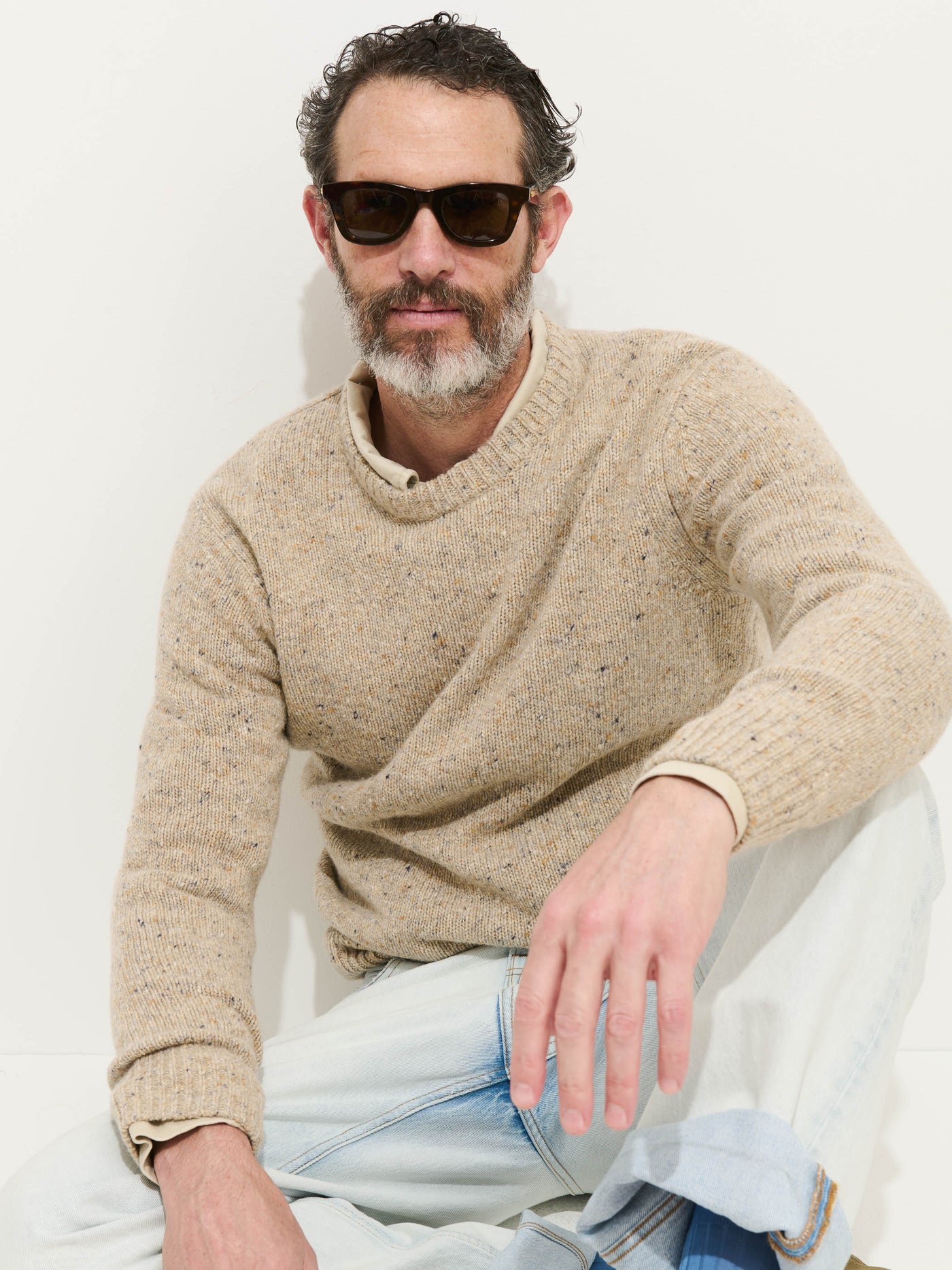 Donegal Crewneck Sweater