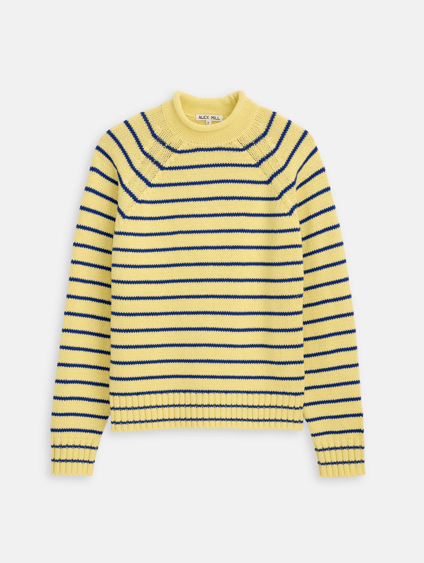 Alex Striped Rollneck In Cotton