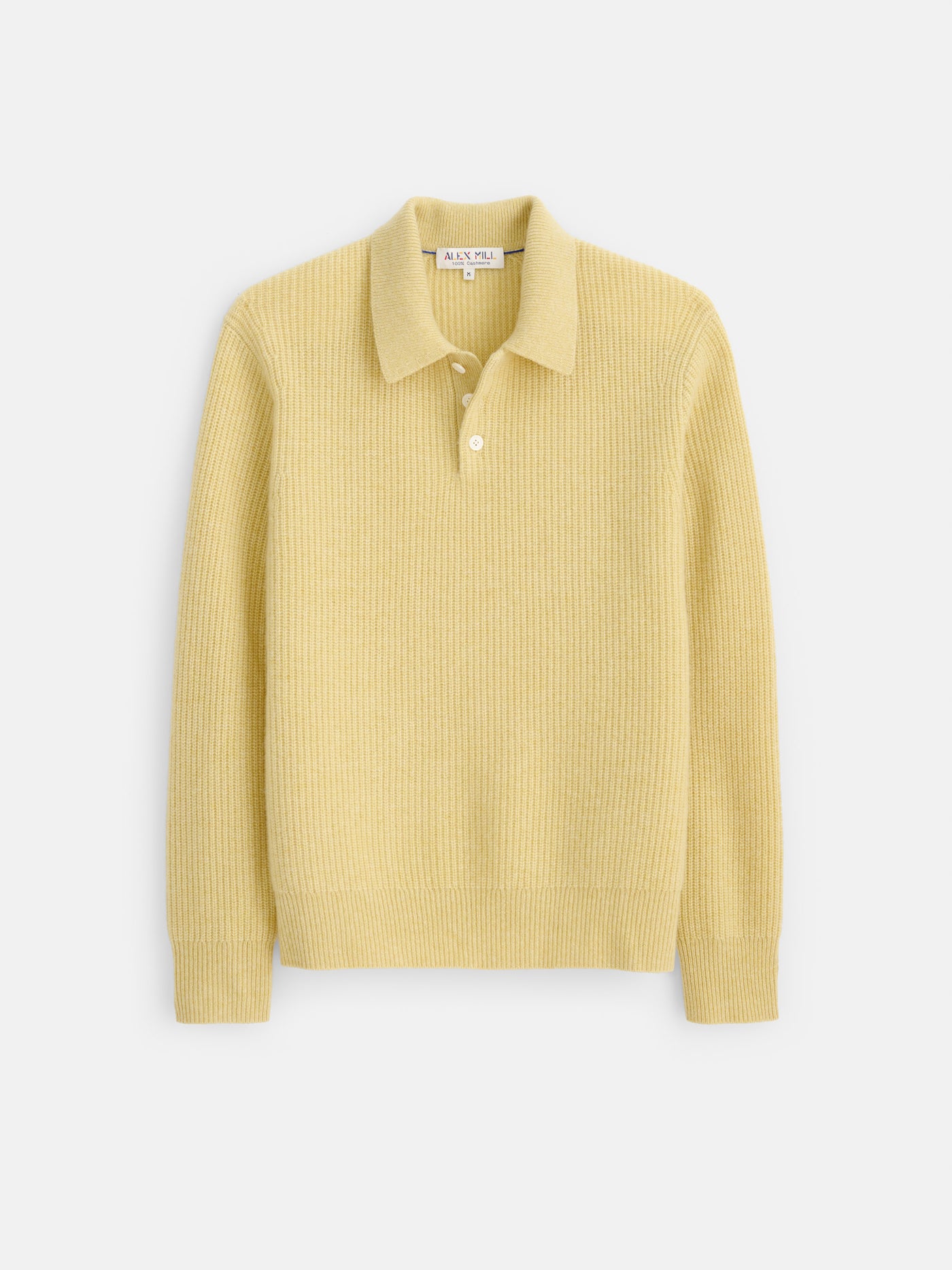 Carl Polo Sweater in Washed Cashmere