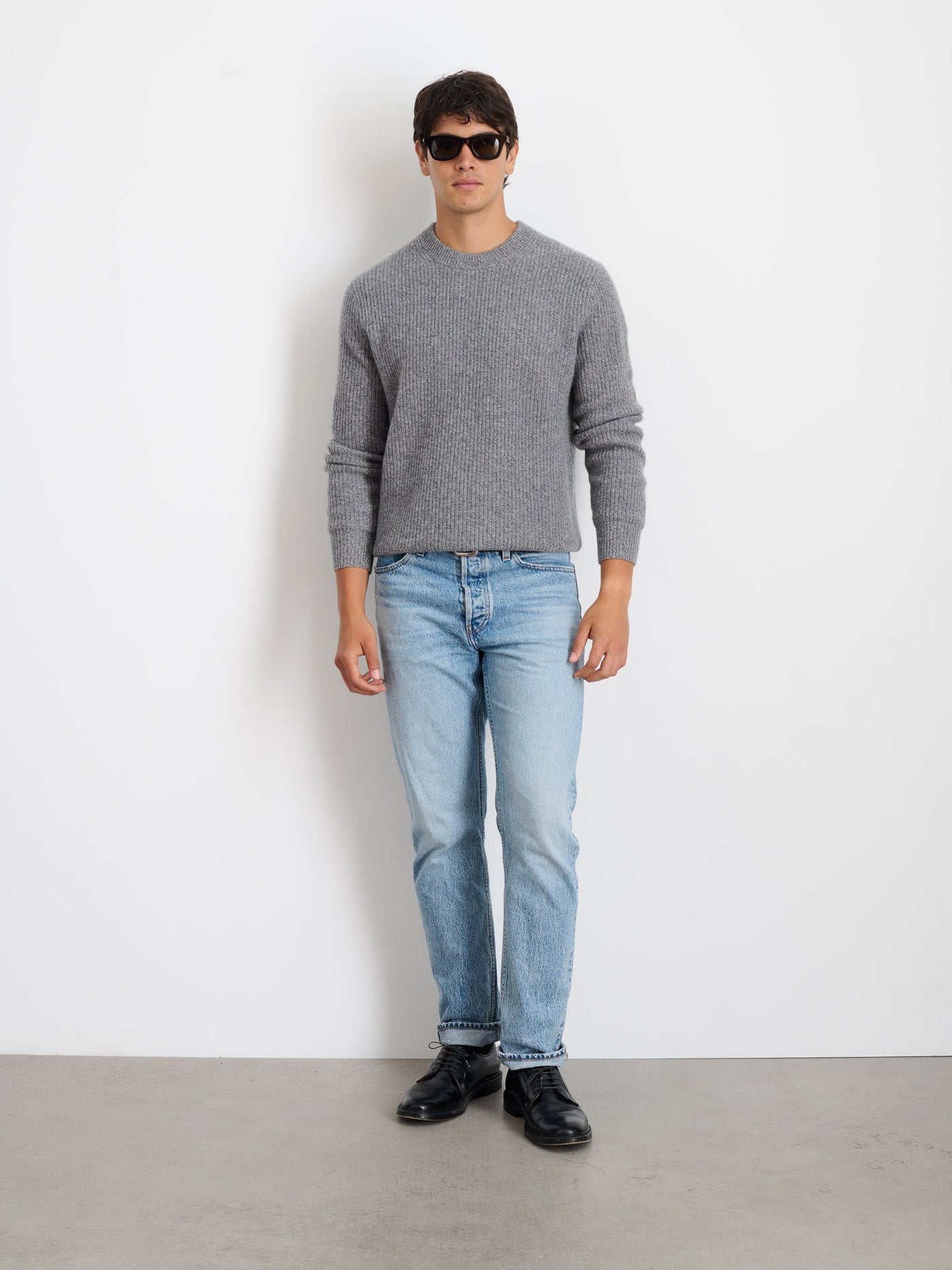 Jordan Sweater in Washed Cashmere