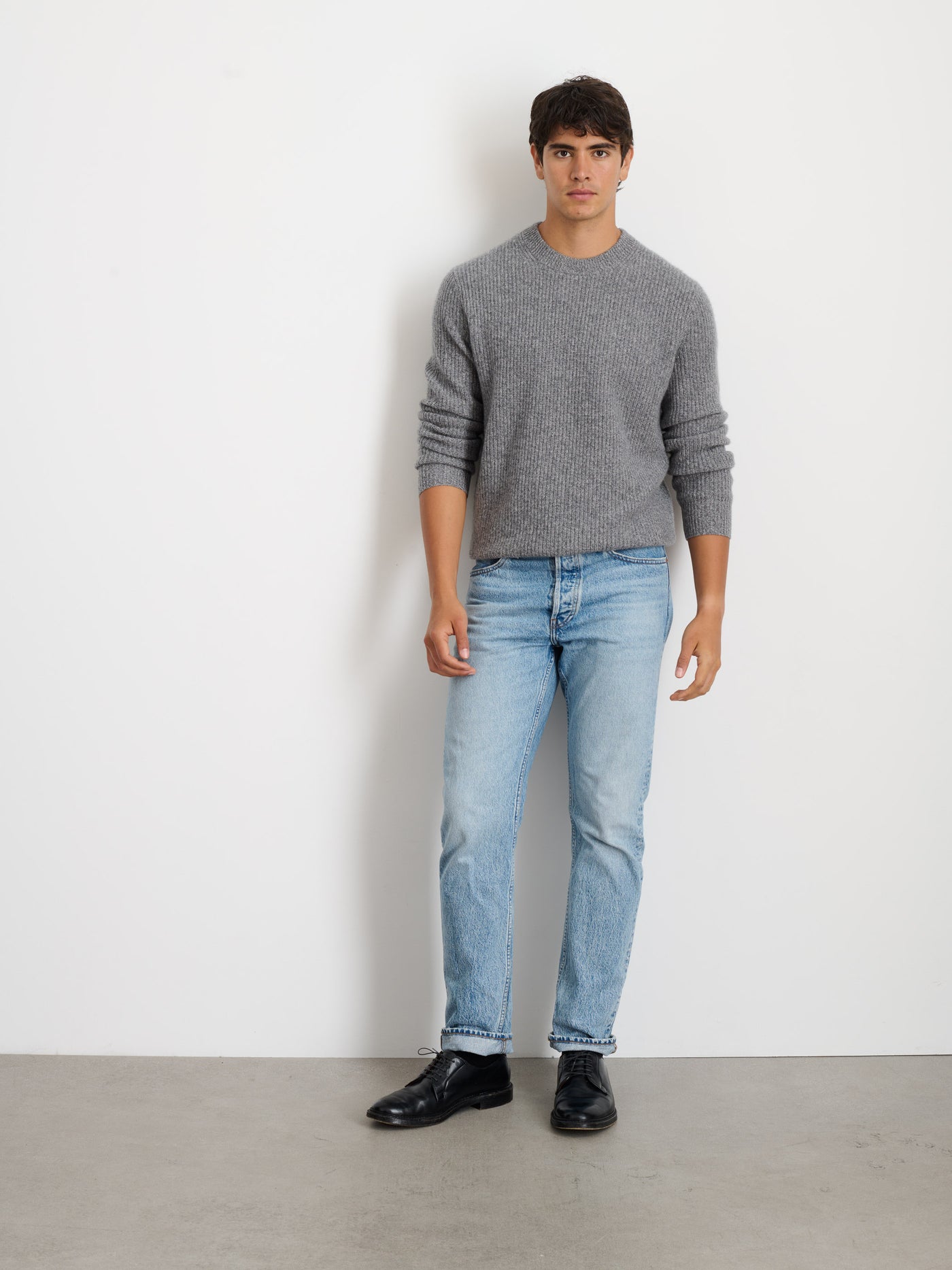 Jordan Sweater in Washed Cashmere