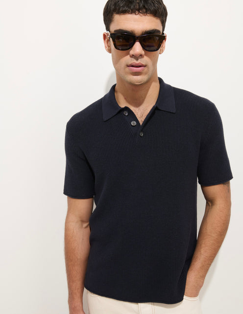Eastwood Polo In Cotton Linen