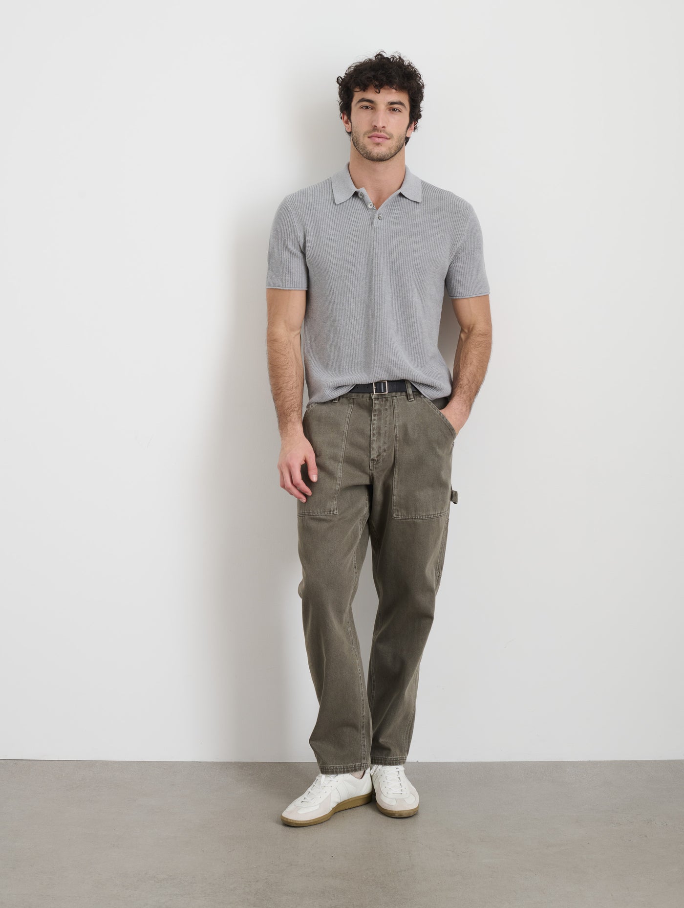 Eastwood Polo In Cotton Linen