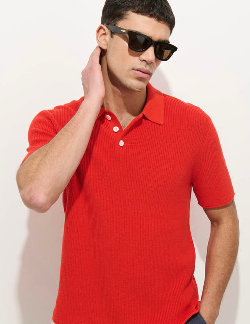 Eastwood Polo In Cotton Linen