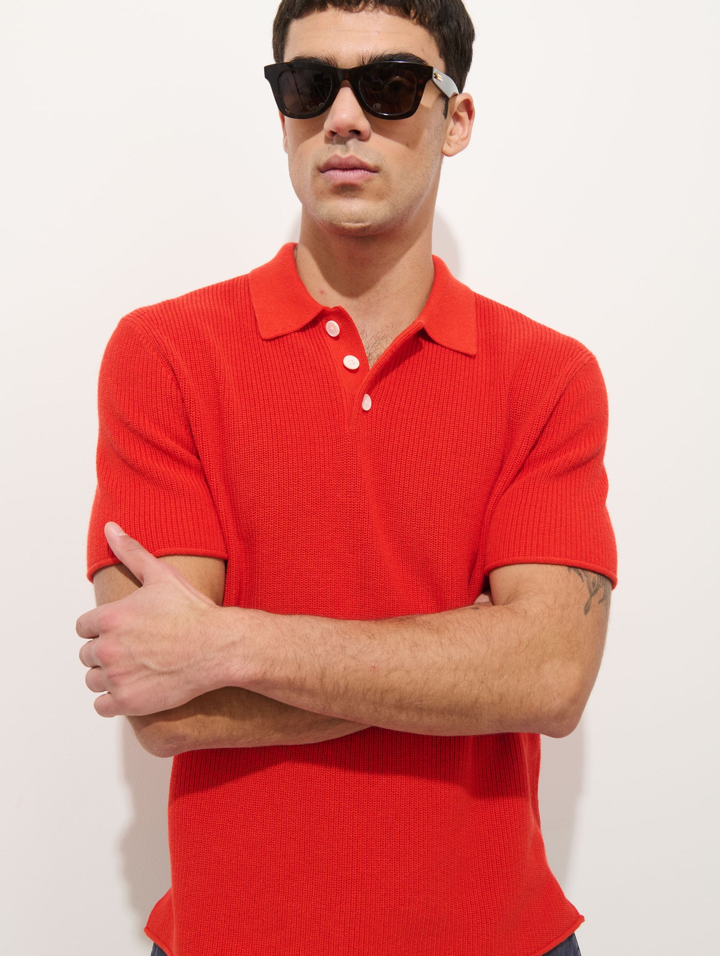 Eastwood Polo In Cotton Linen
