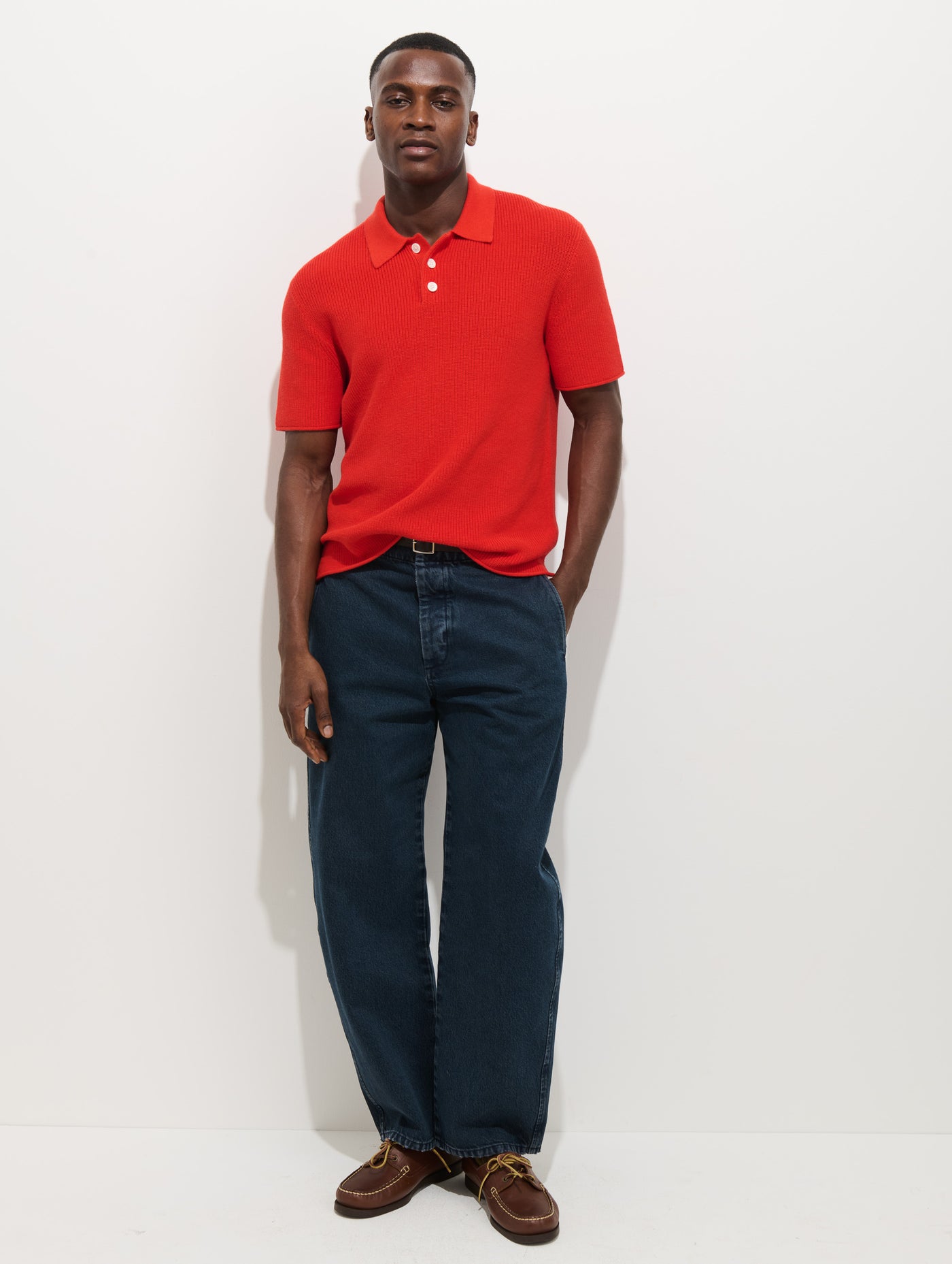 Eastwood Polo In Cotton Linen