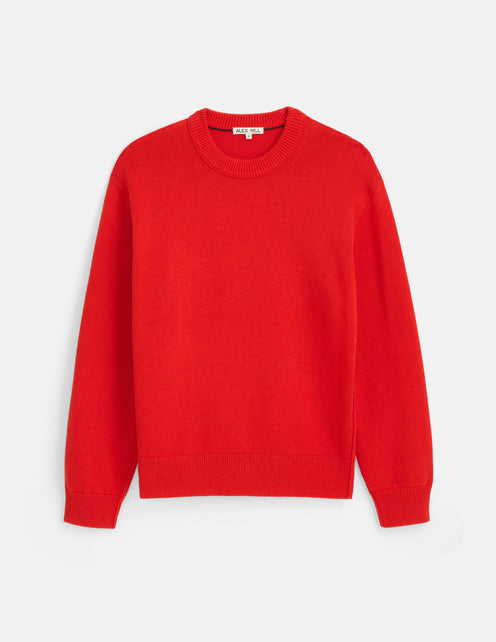 Gabriel Crewneck Sweater In Cotton Linen