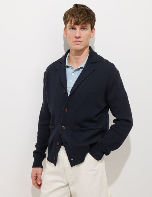 Alain Blazer In Cotton Linen