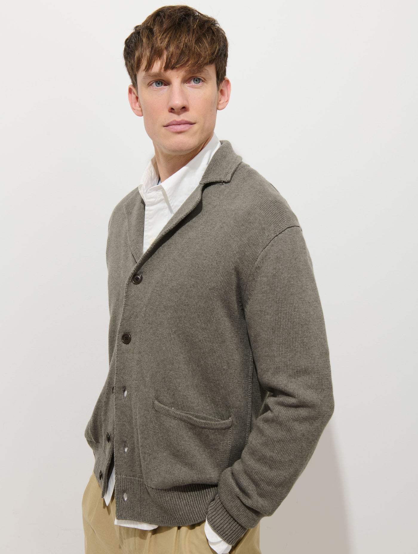 Alain Blazer In Cotton Linen
