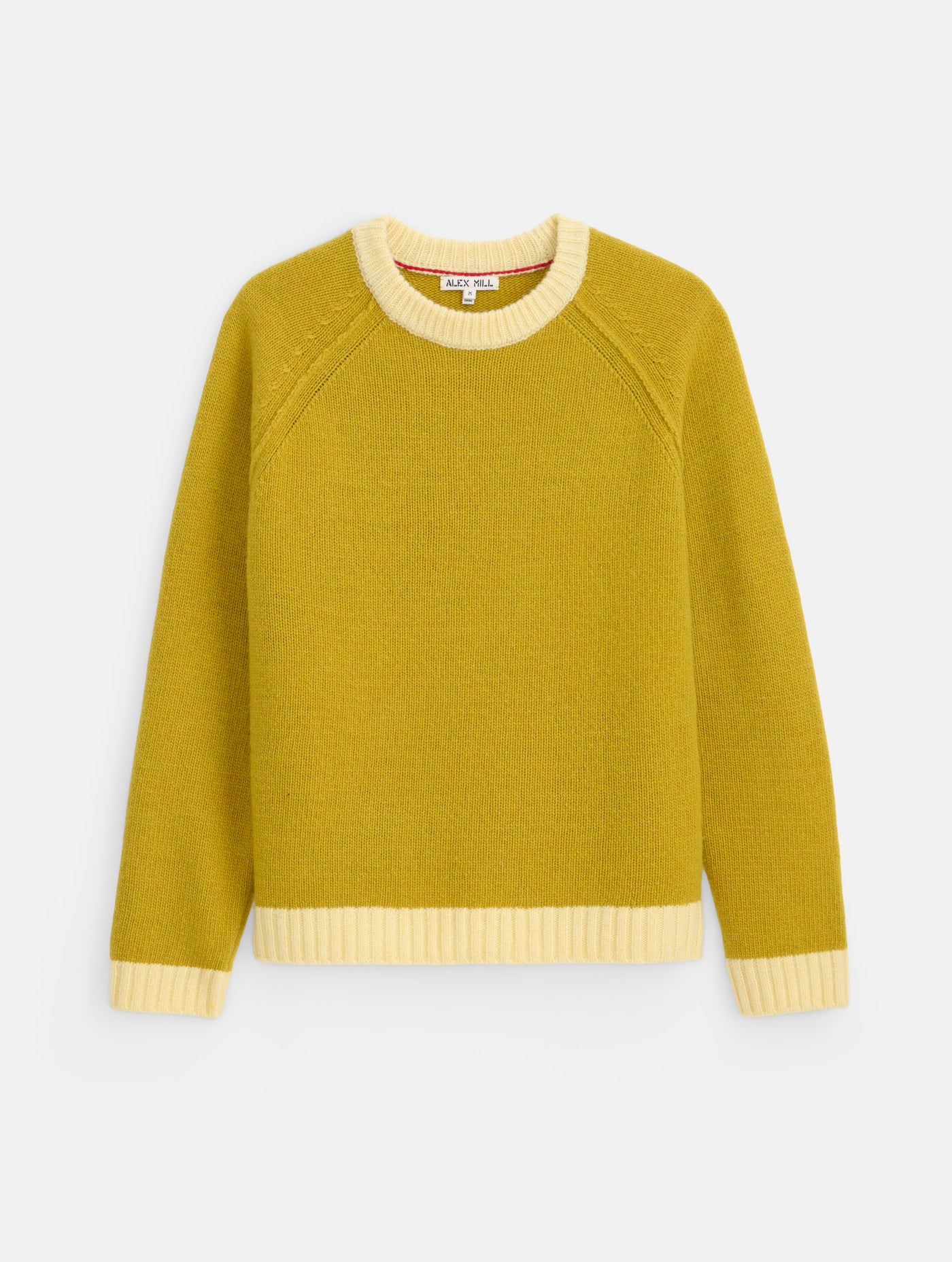 Hank Raglan Crewneck Sweater in Merino Wool