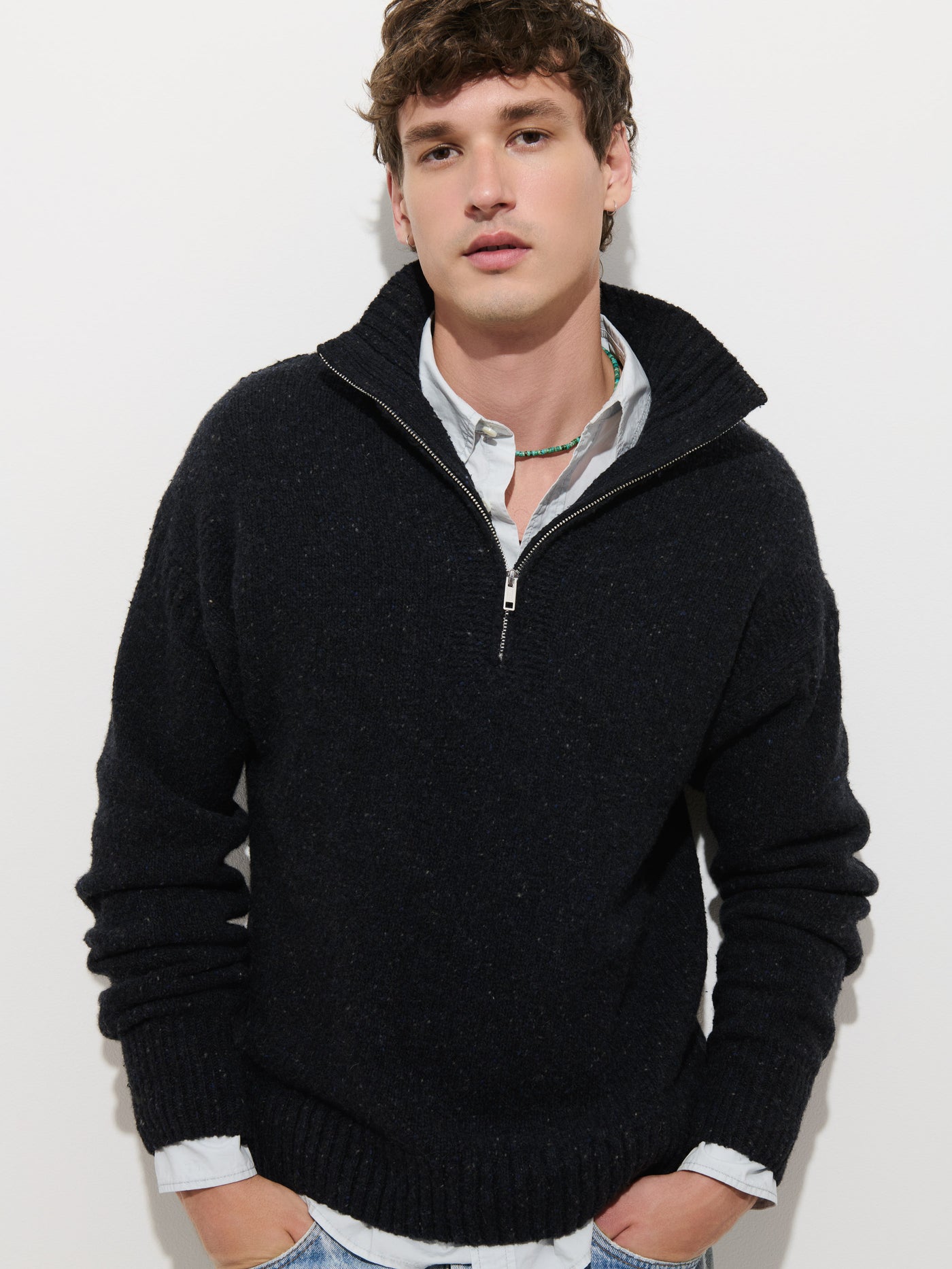 Phillip Donegal Sweater in Merino Wool