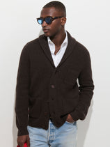 Wallace Cardigan in Washed Cashmere