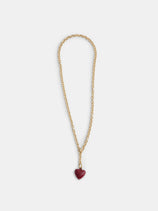 Roxanne Assoulin Mini Puffy Heart Necklace
